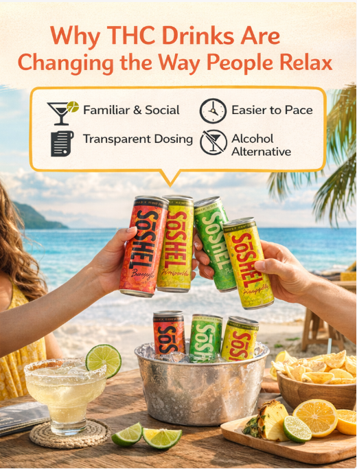Why THC Drinks Are Changing the Way People Relax